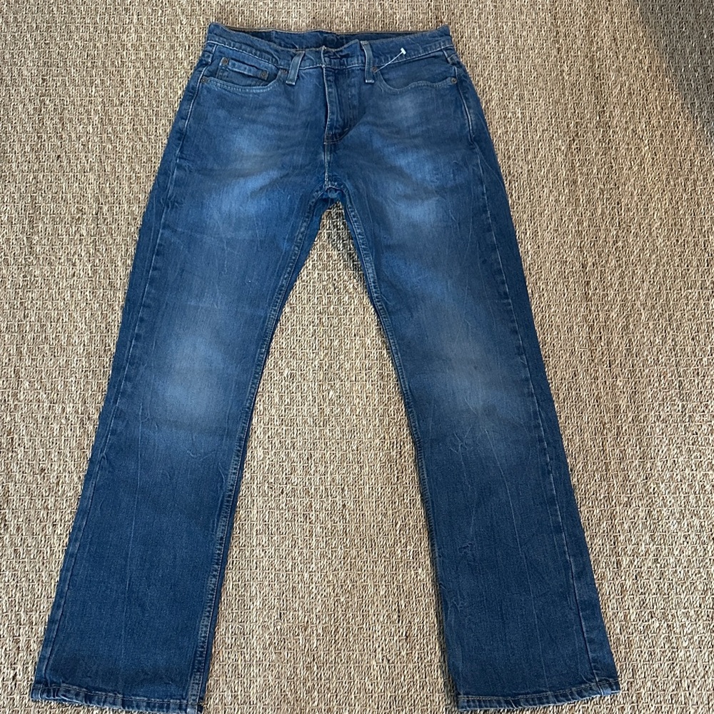 Levi's Men's Dark Blue Bootcut Jeans